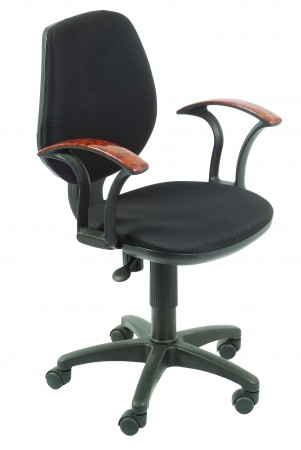 Кресло офисное Престиж ткань черная с подлокотниками - купить стулкомпьютерный nowy styl prestige gtp
